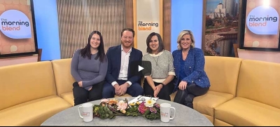 Dr. Jake Bauwens and Jordan Ruedt, PT, DPT, of OHOW featured on The Morning Blend TMJ4 